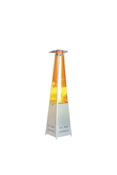 KARAKER 13 kW pyramid-shaped outdoor gas heater for patios and gardens with integrated safety system