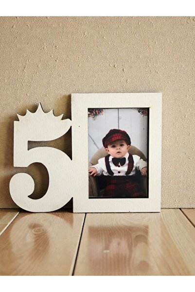 FOTO SHOP 5 Yaş Doğum Günü Fotoğraf Çerçeveli Magnet 10'lu
