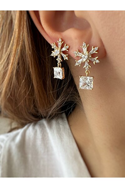 Özce Vip Snowflake Earrings