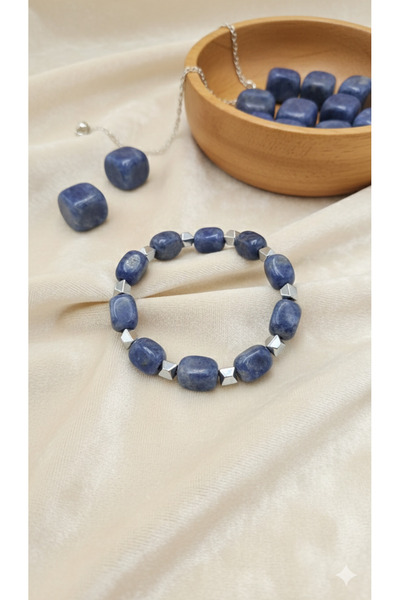 AURA Sodalite Stone Natural Stone Bracelet