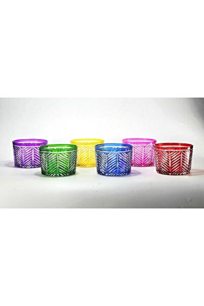 Kristal Market Handmade Crystal Herringbone Patterned Colorful Decorative Tur...