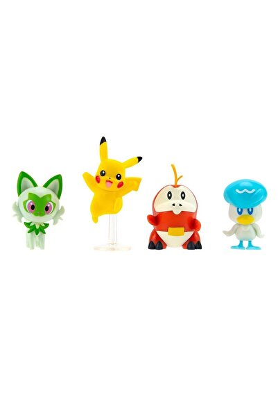 NECO TOYS Pok Pkw3402 Pokemon Battle First Figure Set of 4