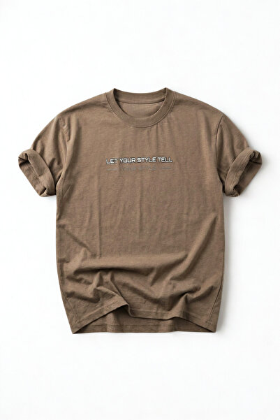 A&O Style Men's Regular Fit Crew Neck Printed Cotton T-Shirt