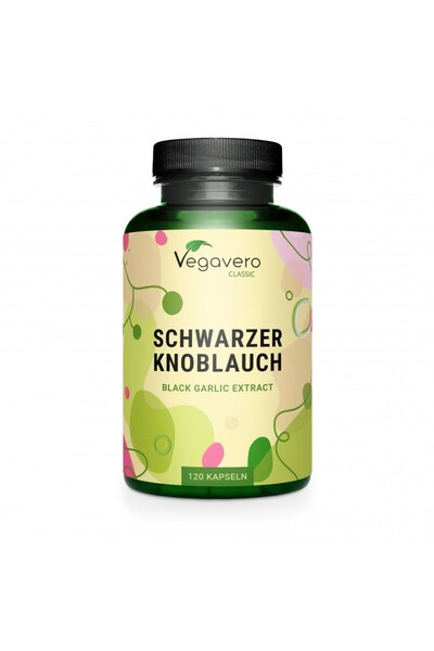 VEGAVERO Extract de usturoi negru 120 Capsule