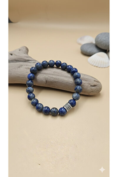 AURA سوار من حجر اللازورد الطبيعي 8 ملم