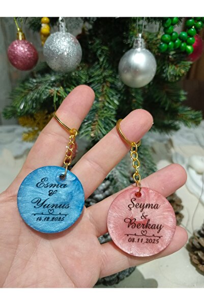 Epoxy Keychain 10 Pieces Promise Engagement Wedding Henna Wedding Quran Souvenir Gift Organization