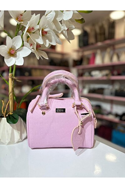 Mrv Pembe monogram vakkoçanta 20 cm