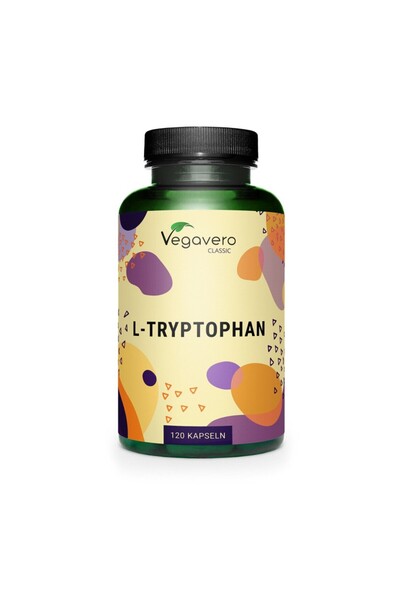 VEGAVERO L-Tryptophan (Triptofan) 500 mg 120 Capsule,