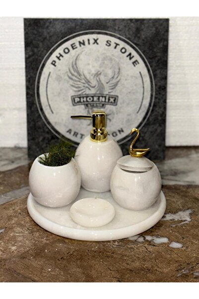 Troya Design Marble bathroom set