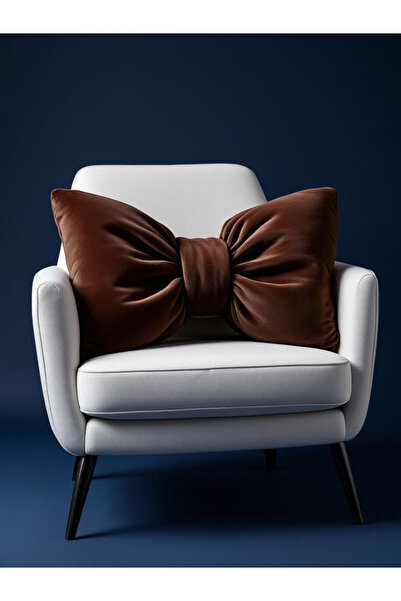 FARCY Pernă XXL cu aspect de fundă, umplută cu pluș, fundă cu panglică, pernă cadou, pernă pentru scaun, pernă pentru pat