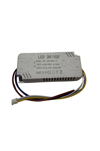 POWERR LED AYDINLATMA 160 Watt (60-80)x2W Sabit Akım 3 Renk Led Avize Driver ...