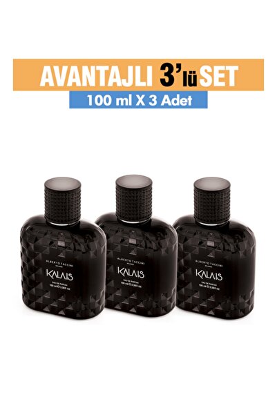 Alberto 3'lü Set Taccini KALAIS Erkek Parfümü - 100 ml