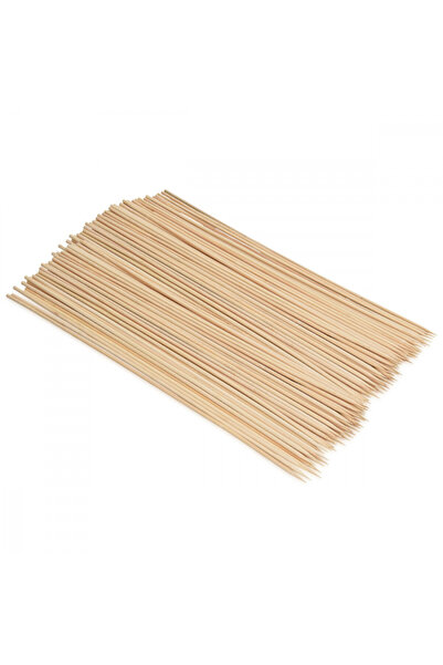 Navaris Set de 100 de frigărui din bambus, 400 x 4 mm, 49149.01