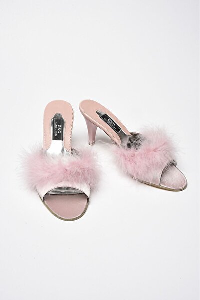MİSS AYZA İÇTEN GELEN ŞIKLIK G&C Feather Bridal Slippers