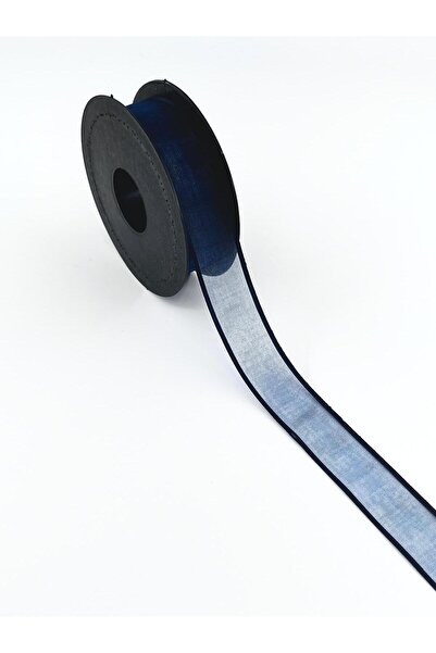 Navy Blue Chiffon Ribbon 2.5 Cm 20 Meters