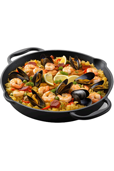 Navaris Tigaie din fontă pentru aragaz/cuptor/grătar - 30,6 cm - negru, NAV00...