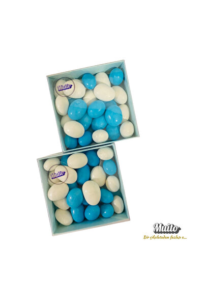 MUİTO Badem Draje Mavi Beyaz - 150 Gr. X 2 Adet