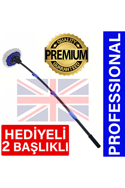 Jo Moyner Mikrofiber Teleskopik Oto Araba Araç Yıkama Mopu 140cm Premium Oto ...