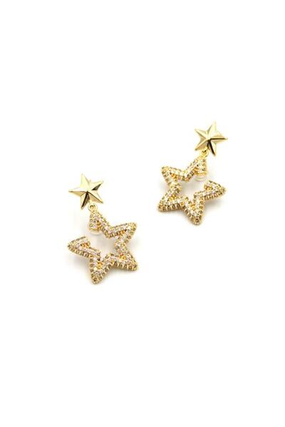teknoparkx Star Earrings - Gold