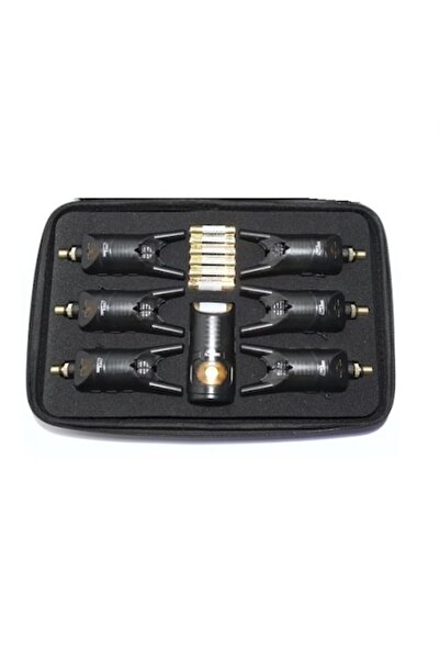 Falai Tackle Set de 6 alarme de mușcătură cu stație de recepție, geantă de transport și baterii (Model 2023)