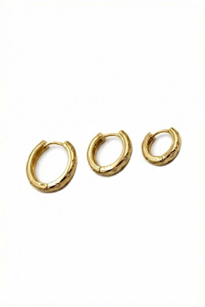 toyigoo 3-Piece Hoop Earrings - Gold