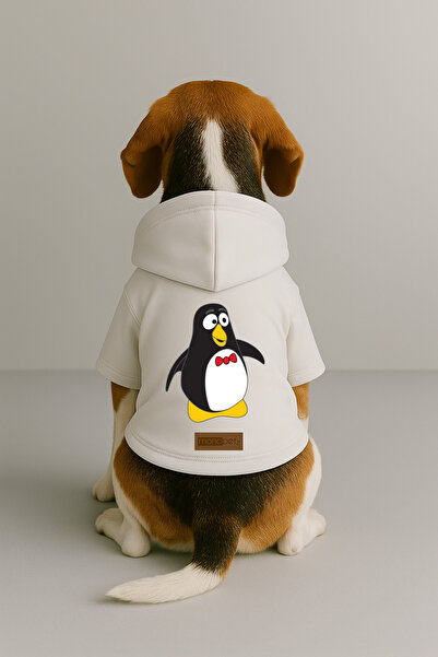 Monopetz Printed Dog and Cat Clothing & Dress with Fleece Inside - White Colo...