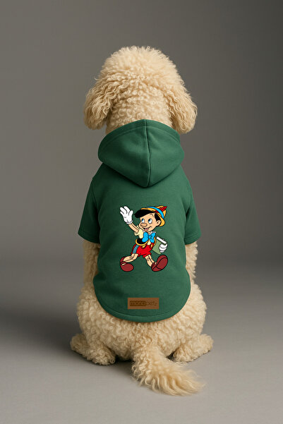 Monopetz Printed Fleece Inside Dog and Cat Clothing & Dress - Green Color K H...