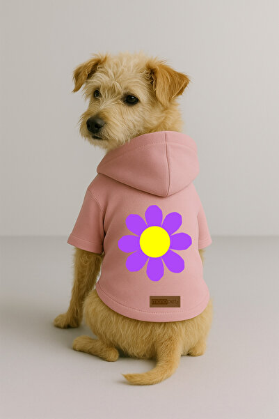 Monopetz Printed Inside Out Fleece Dog and Cat Outfit & Dress - Pink Color K ...
