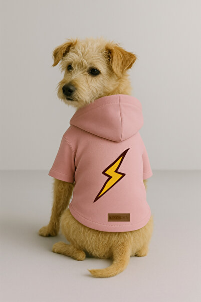 Monopetz Printed Inside Fleece Dog and Cat Clothing & Dress - Pink Color K Ho...