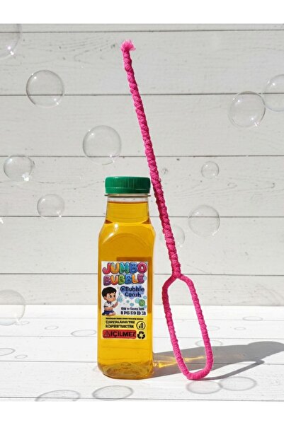 Baloncuk Oyunu - Jumbo Bubble TallStick Pembe - Köpük Baloncuk