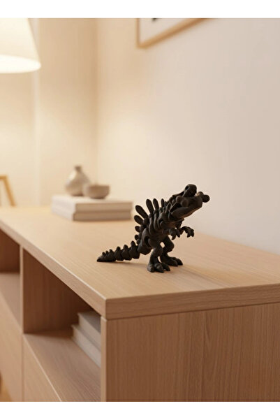 Twin Store Mey Import ®   Articulated Movable Dinosaur Figure Black – Decorat...