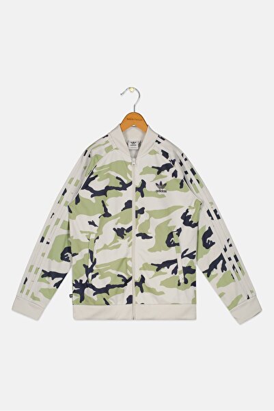 adidas Kids Boy Sportswear Fit Camouflage Training Jacket, Multicolor