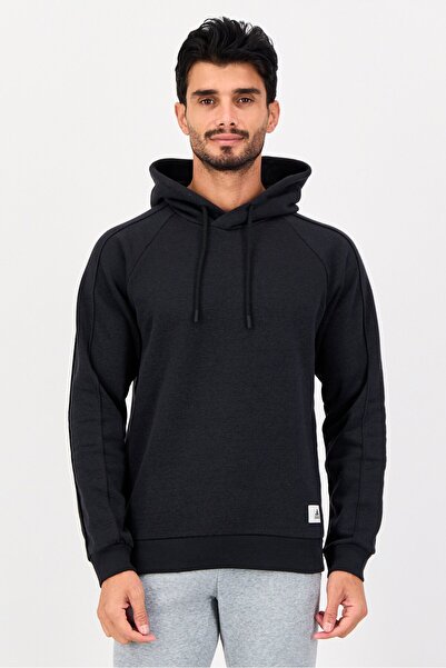 adidas Men Sportswear Fit Long Sleeve Outdoor Hoodie, Black