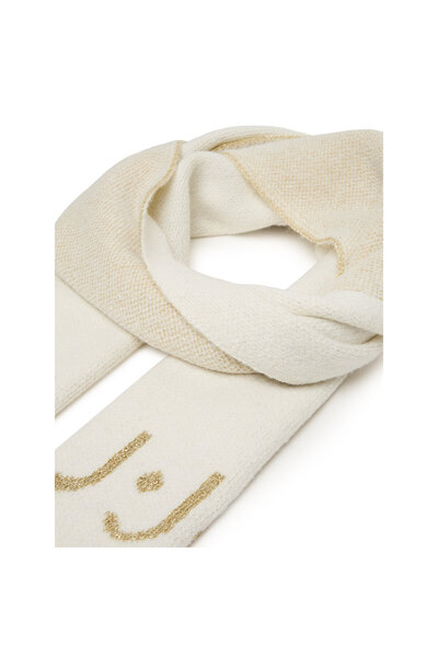 liu.jo eșarfă femeie Bianco Lana