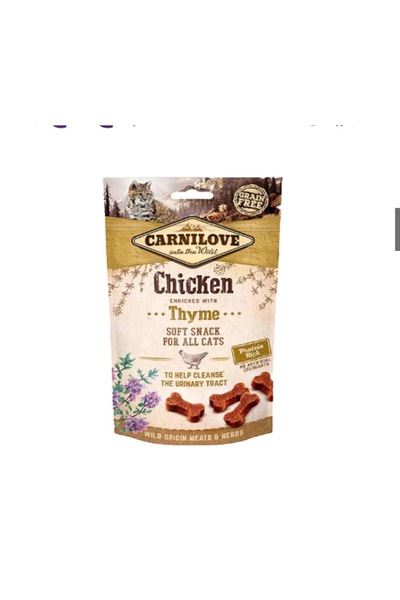 Carnilove كارنيلوف تريت قطط دجاج بالزعتر 50 جم