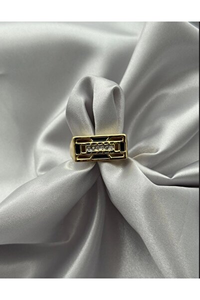 Store Vintage Gold Renk Ayarlanabilir Kadın Çelik Yüzük