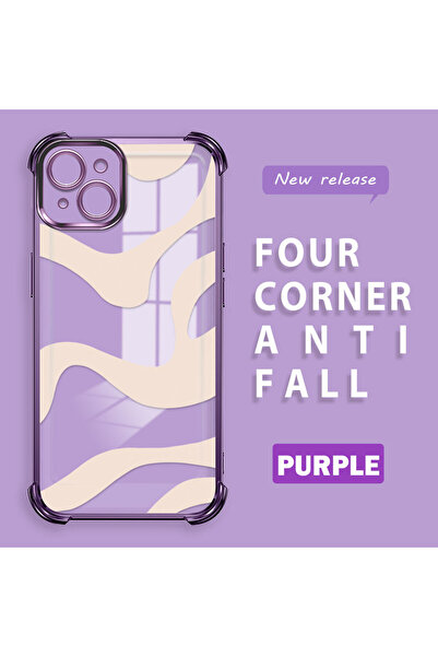 Hontinga حافظة متوافقة مع هاتف iPhone 15 Plus، حافظة هاتف من السيليكون الشفاف...