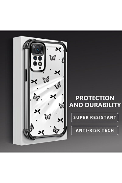 Hontinga حافظة هاتف شفافة من السيليكون الناعم متوافقة مع هاتف Xiaomi Redmi No...