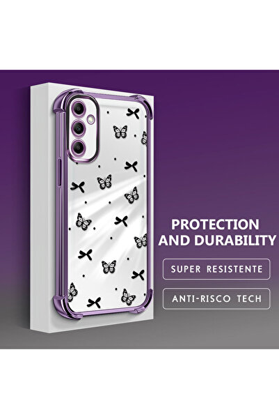 Hontinga حافظة هاتف شفافة من السيليكون الناعم متوافقة مع هاتف سامسونج جالاكسي...