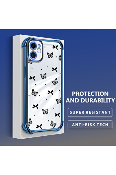 Hontinga حافظة هاتف شفافة من السيليكون الناعم متوافقة مع هاتف iPhone 11 بنمط ...