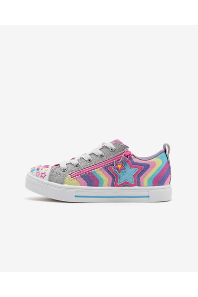 SKECHERS TWINKLE SPARKS - COSMIC BURST Büyük Kız Çocuk Çok Renkli Işıklı Spor...