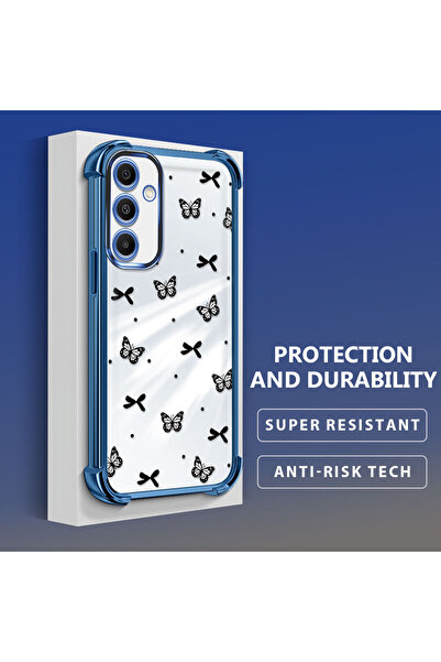 Hontinga حافظة هاتف شفافة من السيليكون الناعم متوافقة مع هاتف سامسونج جالاكسي...