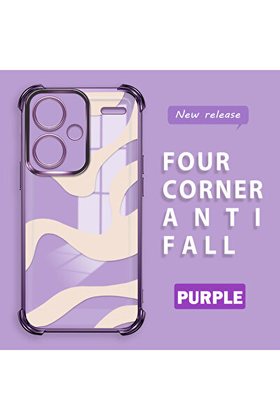 Hontinga حافظة هاتف شفافة متوافقة مع شاومي ريدمي نوت 13 برو بلس 5G بنمط مطبوع...