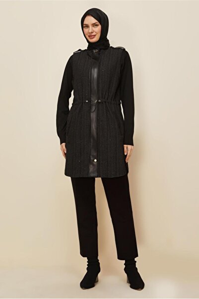 Alvina Belden Ruched Jacquard Vest 46169