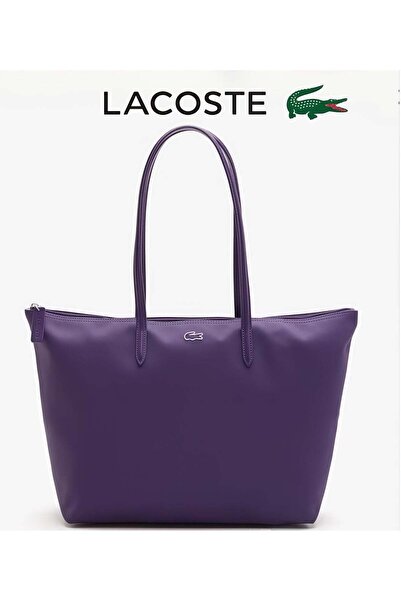 Generic Women's L12.12 Concept Large Zipper Tote Bag - Purple 35x30x14cm