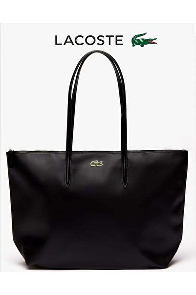Generic Women's L12.12 Concept Large Zipper Tote Bag - Black 35x30x14cm