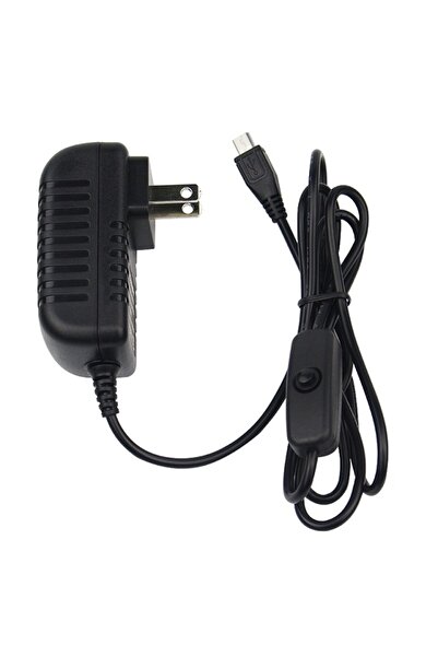 Choice1 US 5V 3A Raspberry Pi 3 Model B+ Power Supply Micro USB Port Power Ad...