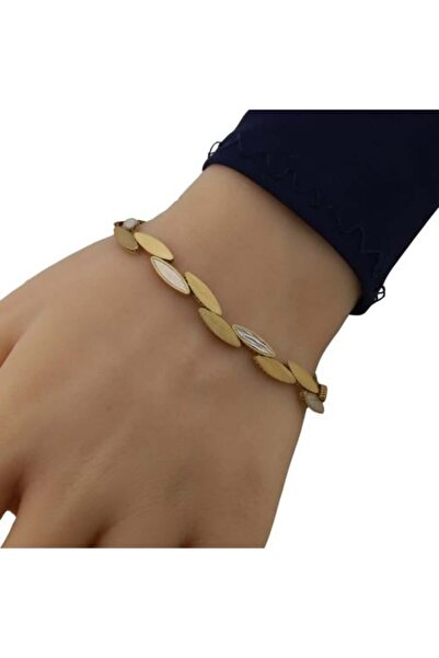 Gold سوار أوراق الخريف الذهبية للنساء