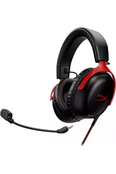 HP Casti cu microfon HyperX Cloud III 3.5mm jack/USB-A/USB-C Black-Red