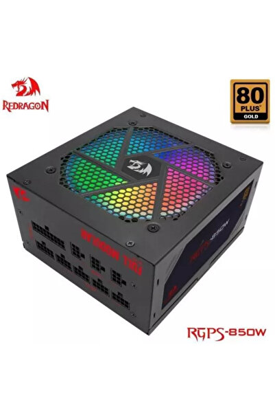 REDRAGON Sursa RGPSG850W 850W 80+ Gold full modulara iluminare RGB